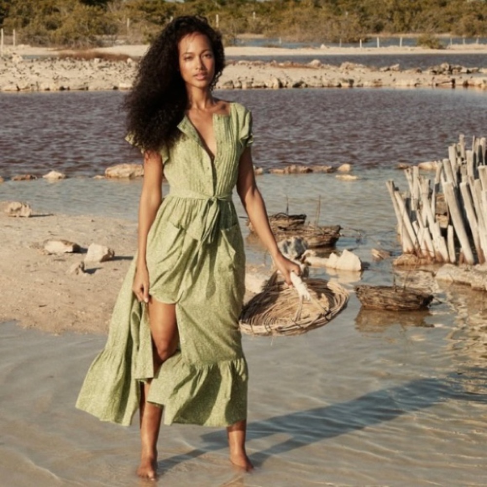 S Doen Marfa Dress in Green Garden